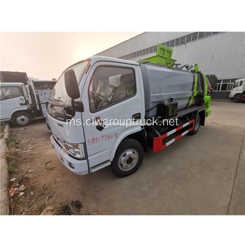 Penyingkiran buangan Dongfeng 4x2 Mampat buangan sampah